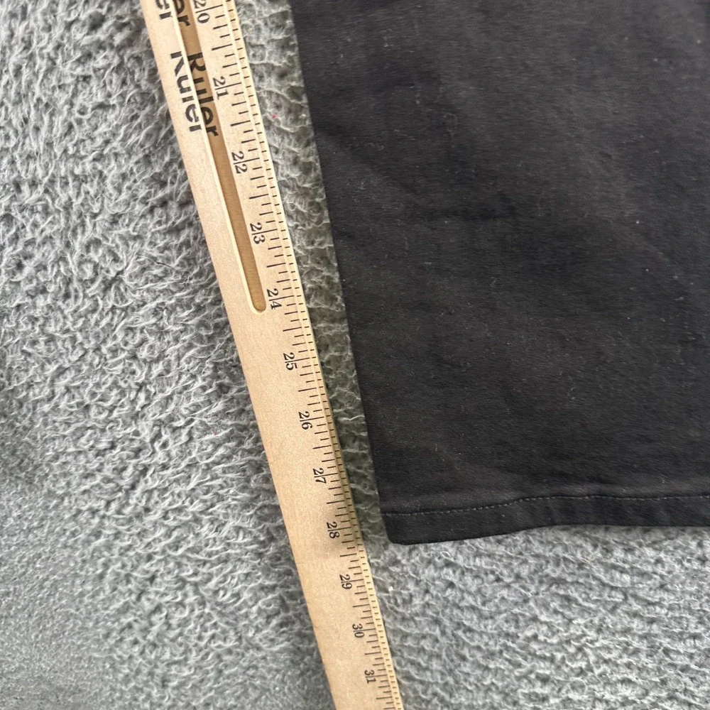 Levi's 502 Jeans Boys 12 Husky Black Cotton Denim Tapered Leg Stretch